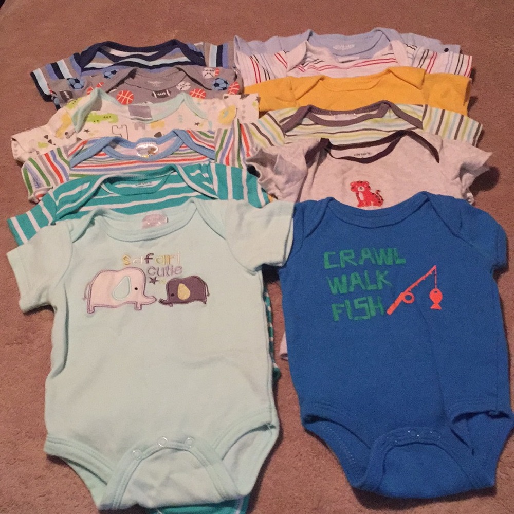 Bundle of 12 onesies